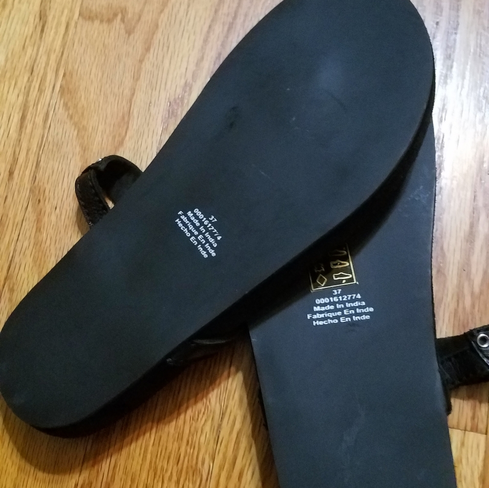 FREE PEOPLE Slip On Sandles Summer Nights Grommet - Picture 4 of 6